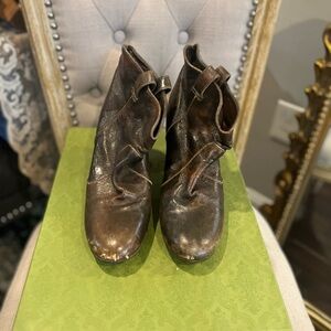 Laurence Dacade Brown Leather Ankle Boots
